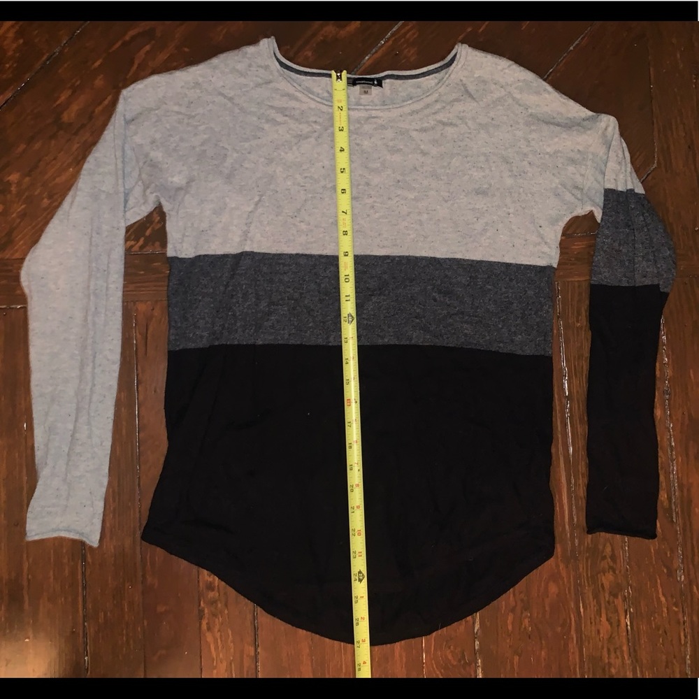 SOLD Gray black smartwool sweater pullover cold warm winter snow medium m women - Picture 4 of 6